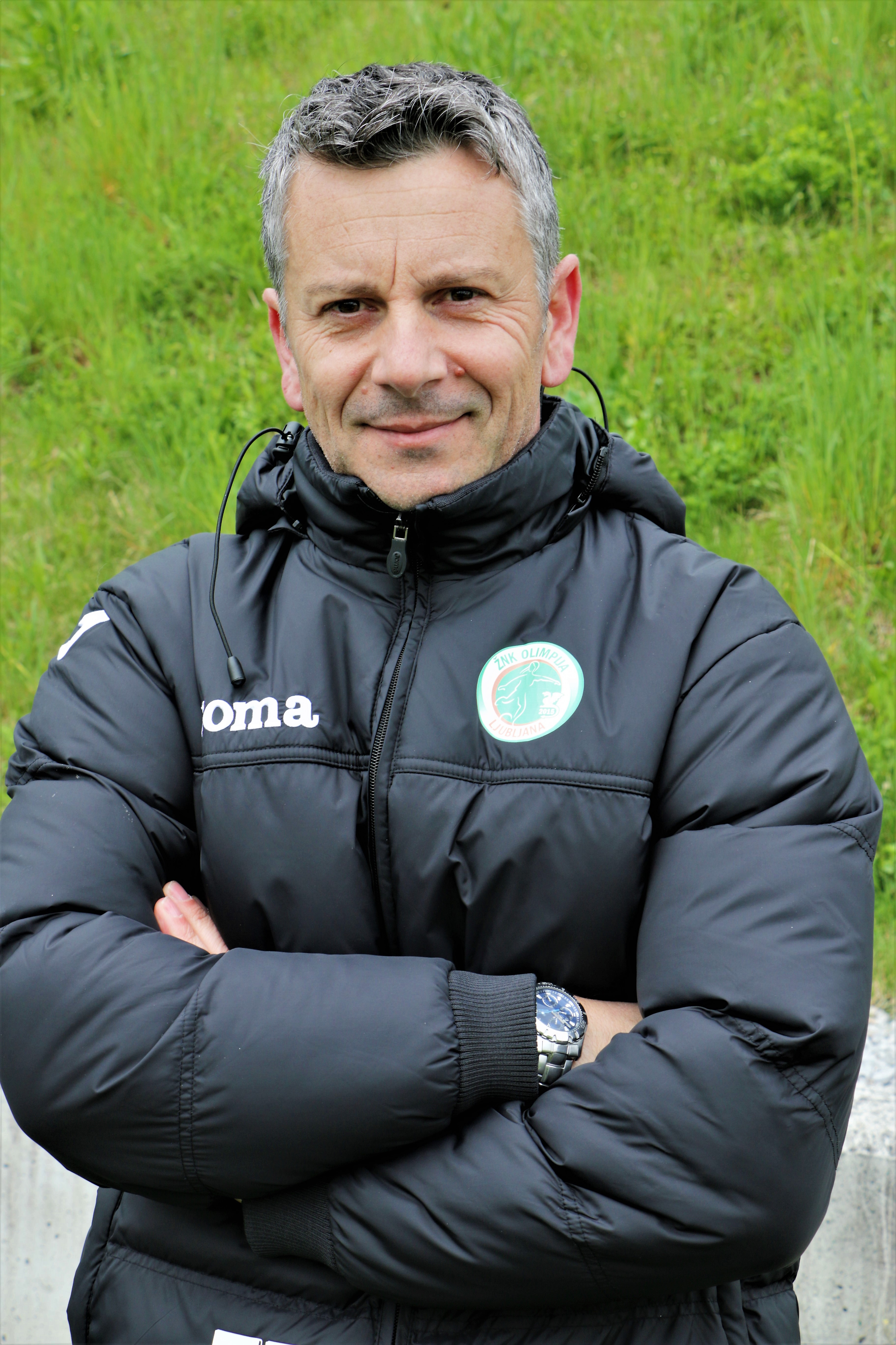 Samir Škrgić, trener ŽNK Olimpija